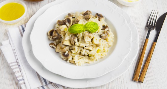 Žampionové rizoto