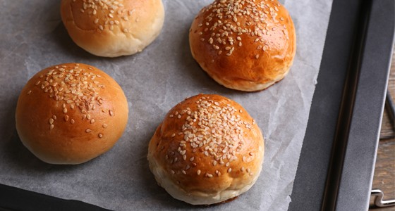 Domácí hamburgerové žemle
