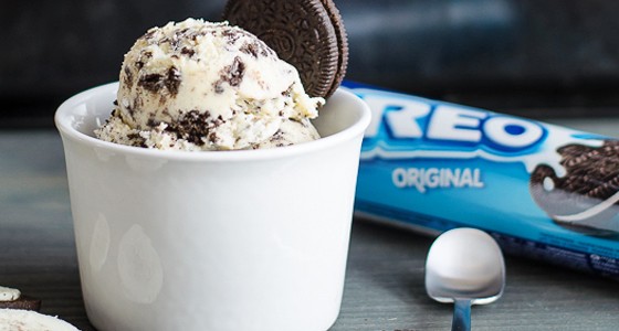 Zmrzlina se sušenkami Oreo