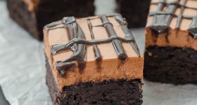 Brownies s čokoládovou pěnou