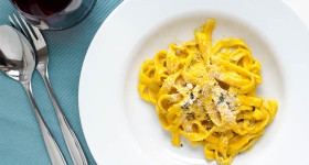 Dýňové fettuccine Alfredo