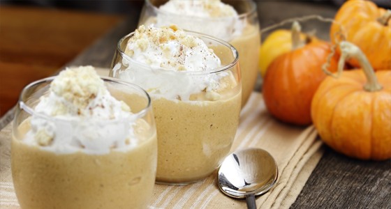 Dýňové smoothie s arašídovým máslem
