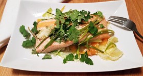 Halibut v papilotě