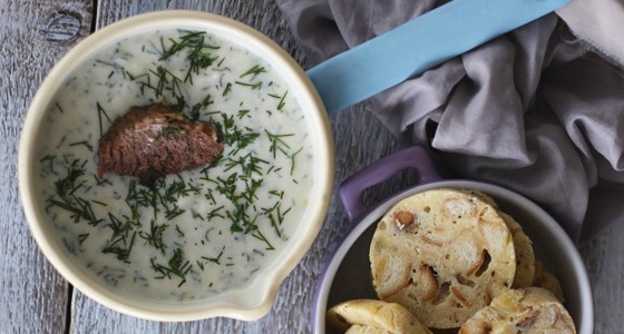 Koprová omáčka s karlovarským knedlíkem