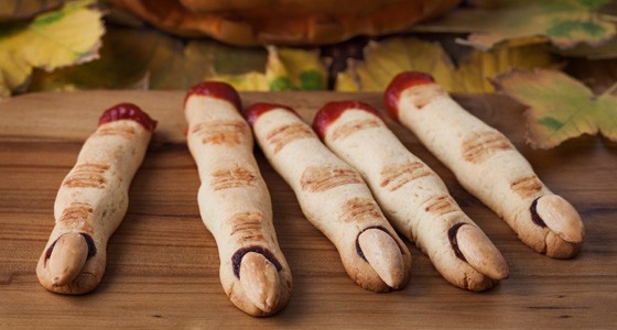 Halloweenské prstíky