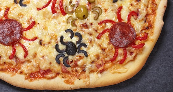 Pizza s pavouky