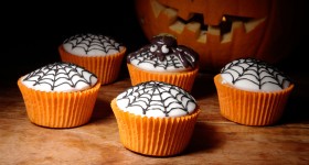Halloweenské muffiny
