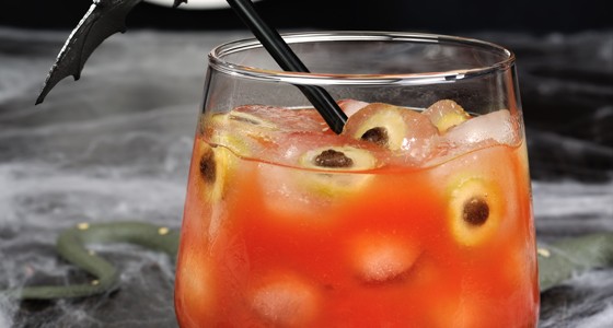 Halloweenská bloody Mary